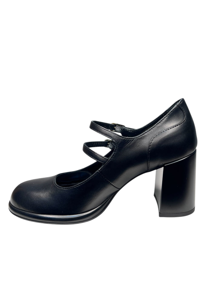 mary jane donna pelle nero