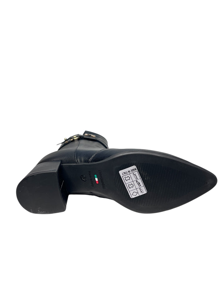 tronchetto donna pelle nero