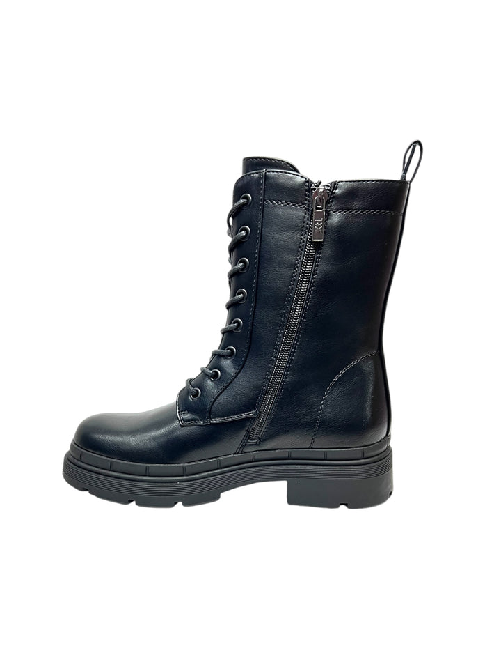 stivaletti allacciati donna vegan xti art.143306 black