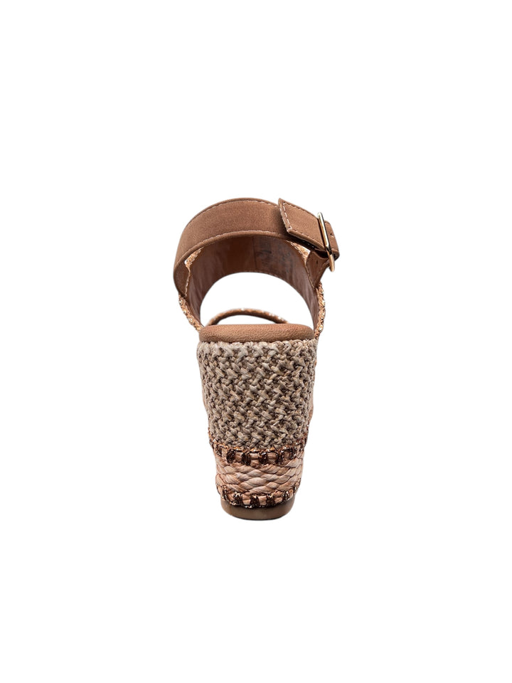 sandali con zeppa donna xti art.143820 taupe