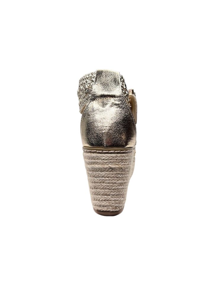 sandali con zeppa donna xti art.143824 gold