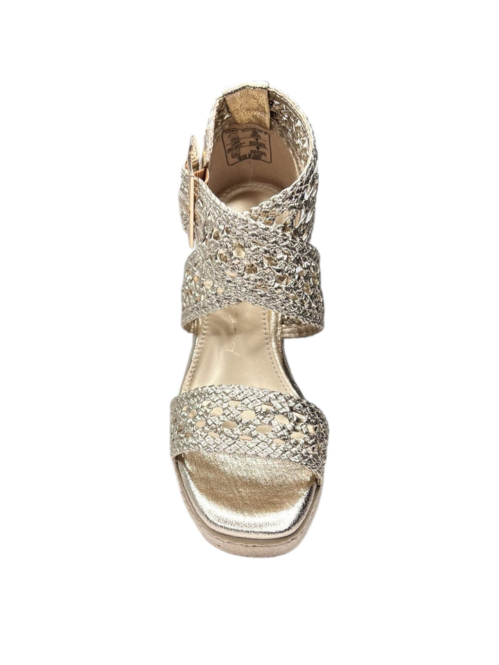 sandali con zeppa donna xti art.143824 gold