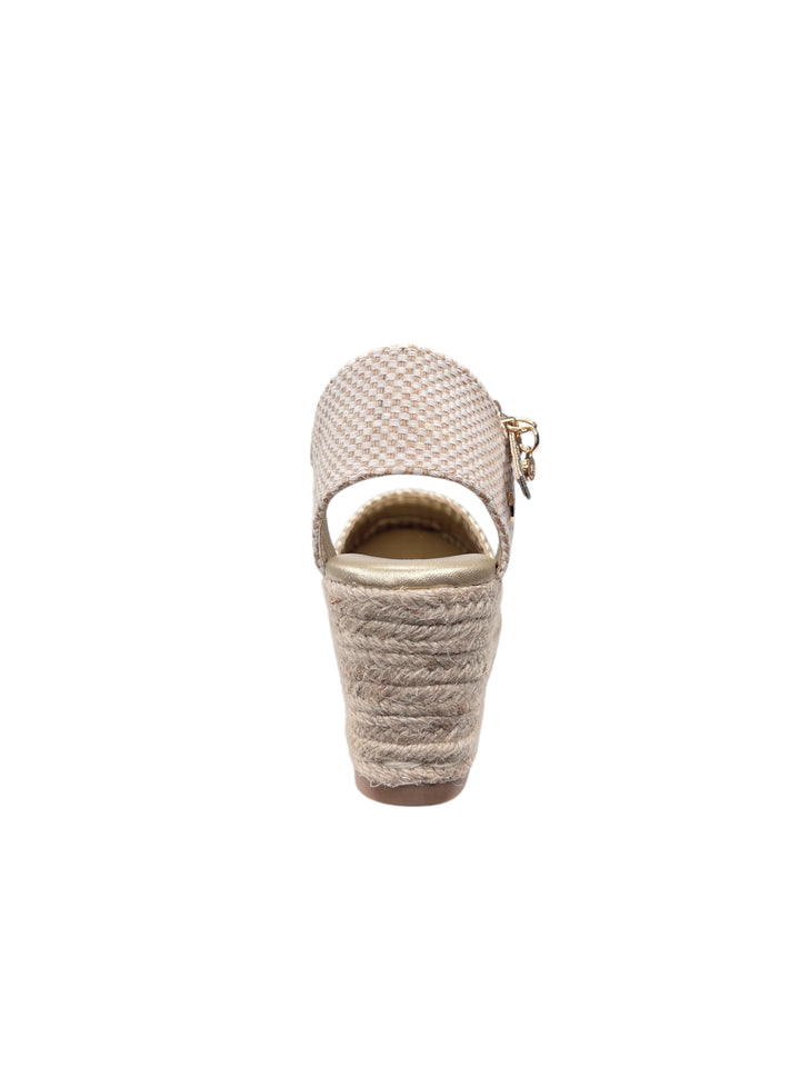 espadrillas con zeppa donna xti art.143844 gold