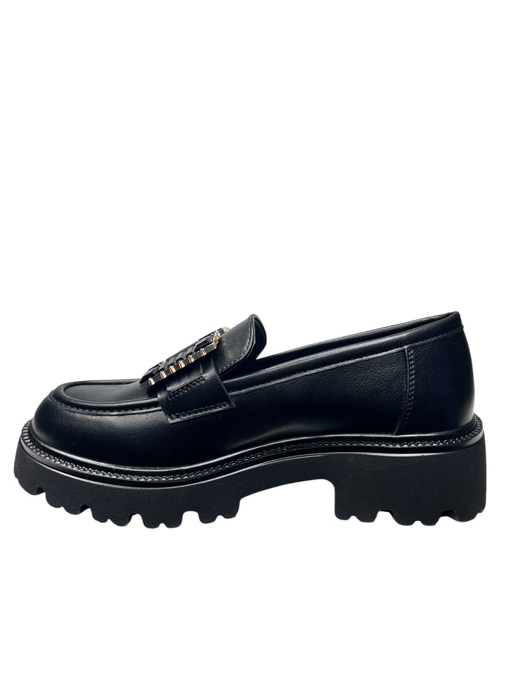 mocassino donna nero