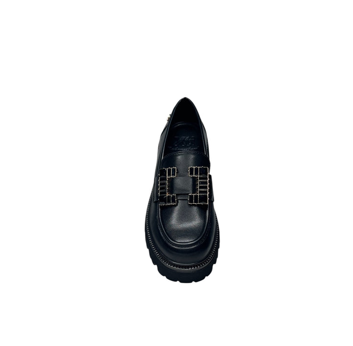 mocassino donna nero