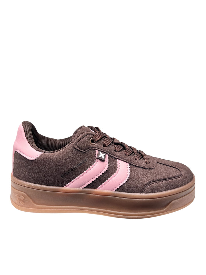 sneaker donna marrone