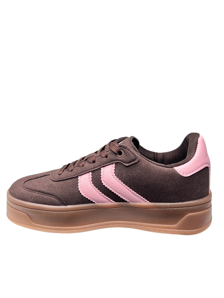 sneaker donna marrone