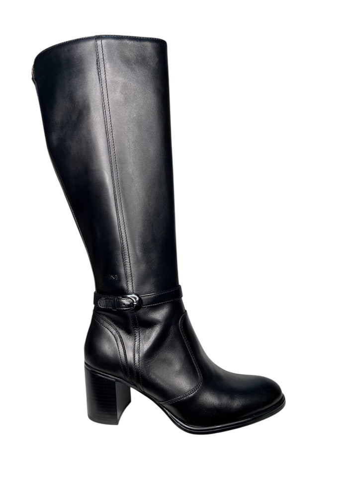 stivale donna pelle nero