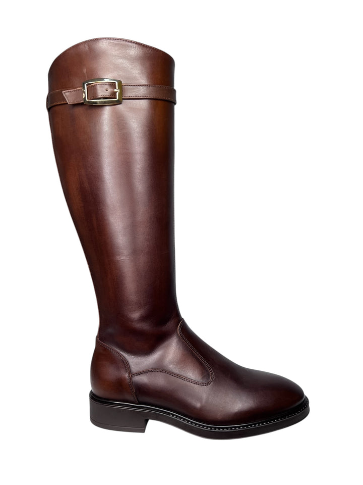 stivale donna pelle delavato beige