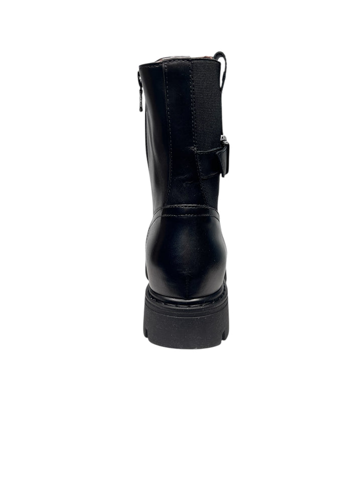 stivaletto donna pelle nero