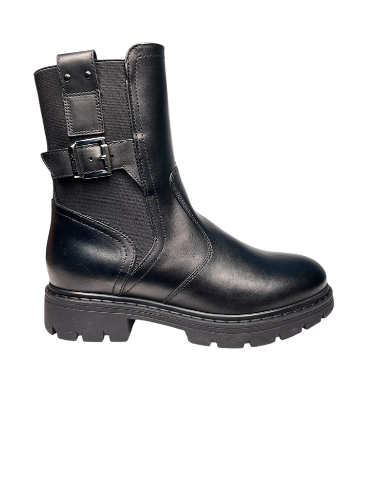 stivaletto donna pelle nero