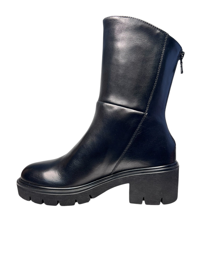 stivaletto donna pelle nero