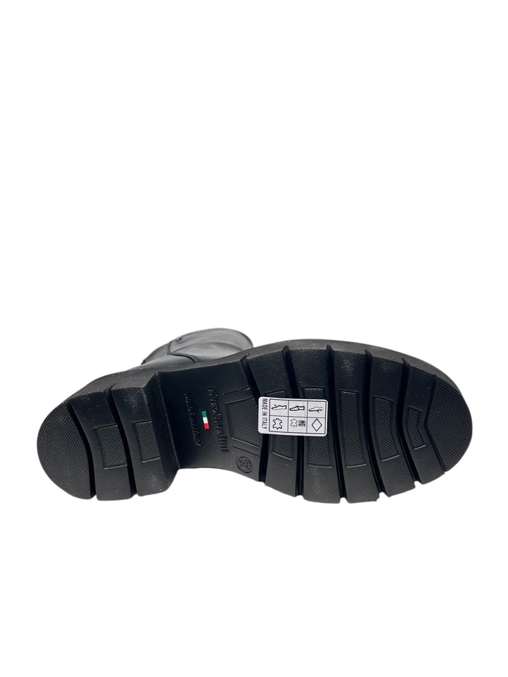 stivaletto donna pelle nero