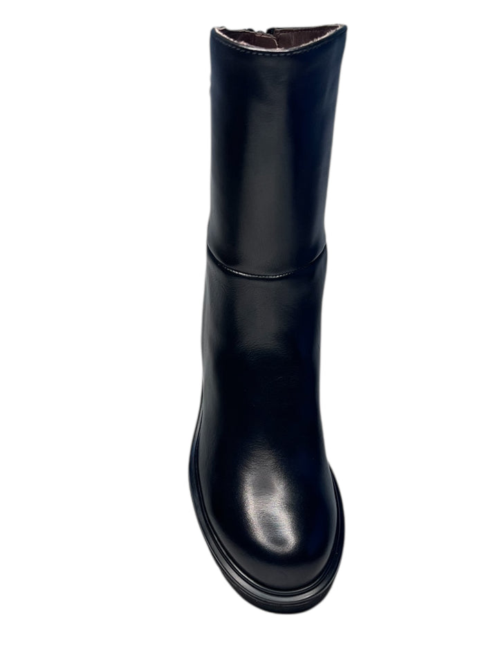 stivaletto donna pelle nero