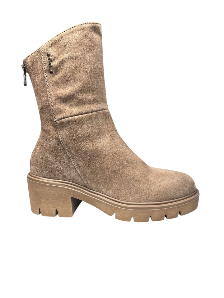 stivaletto donna pelle argilla