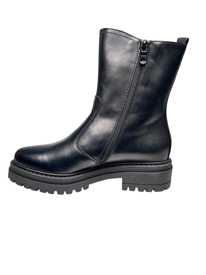 stivaletto donna pelle nero