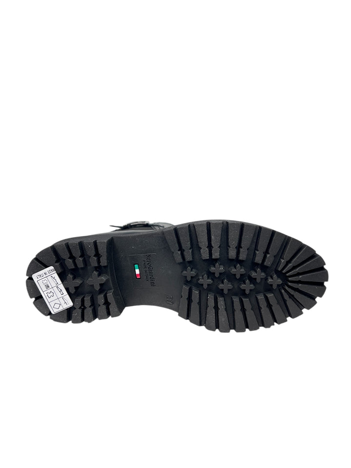 stivaletto donna pelle nero