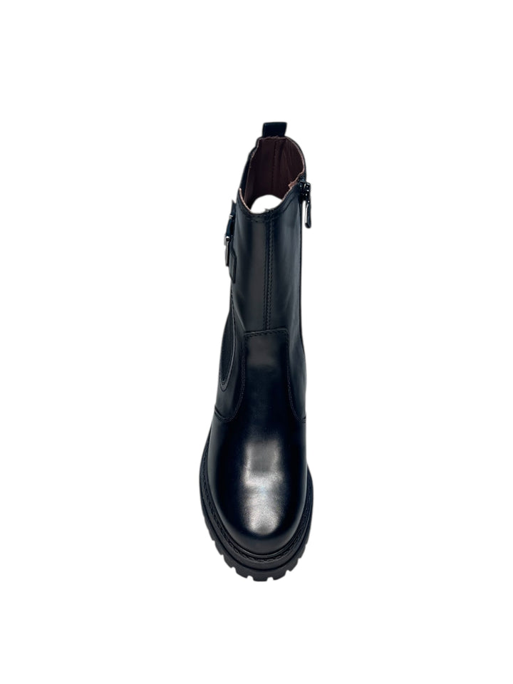 stivaletto donna pelle nero