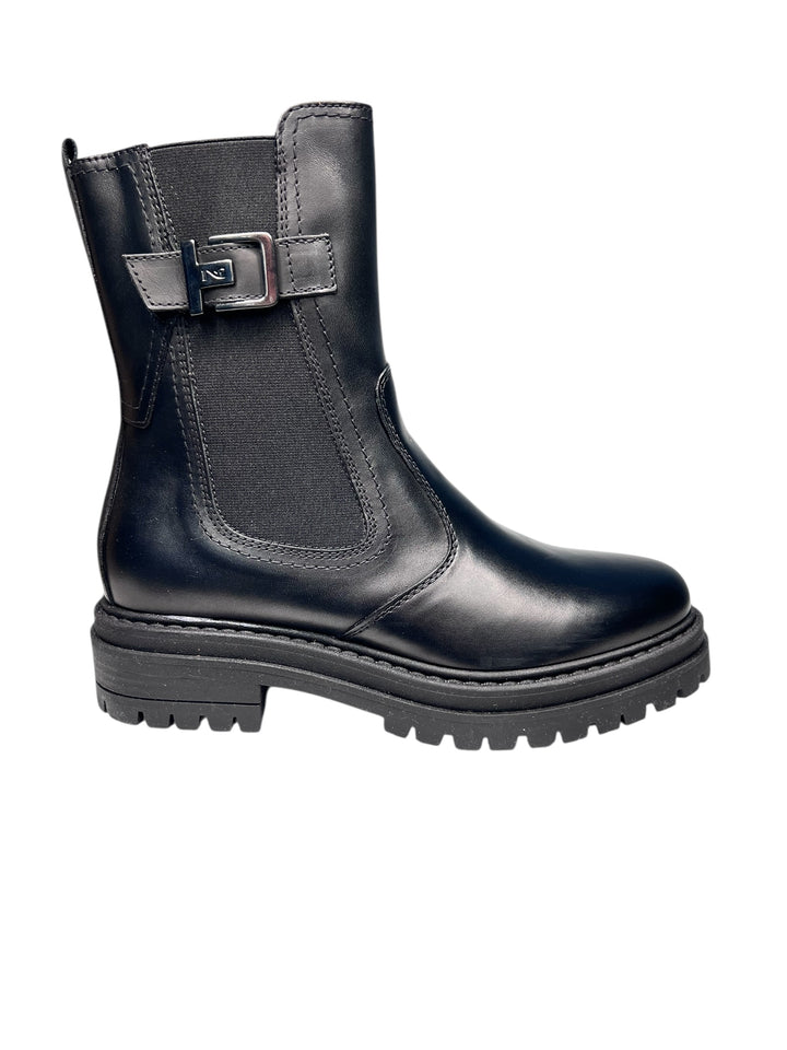stivaletto donna pelle nero