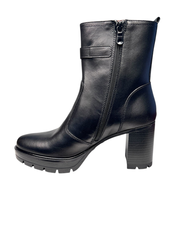 tronchetto donna pelle nero