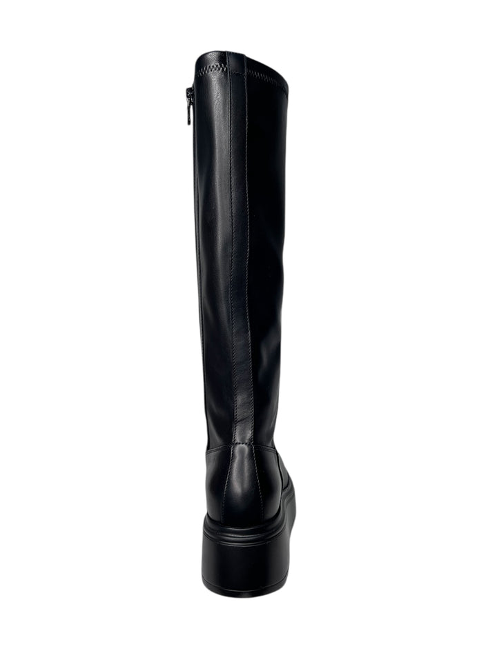 stivale donna pelle nero