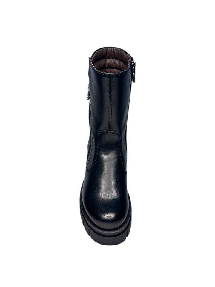 stivaletto donna pelle nero