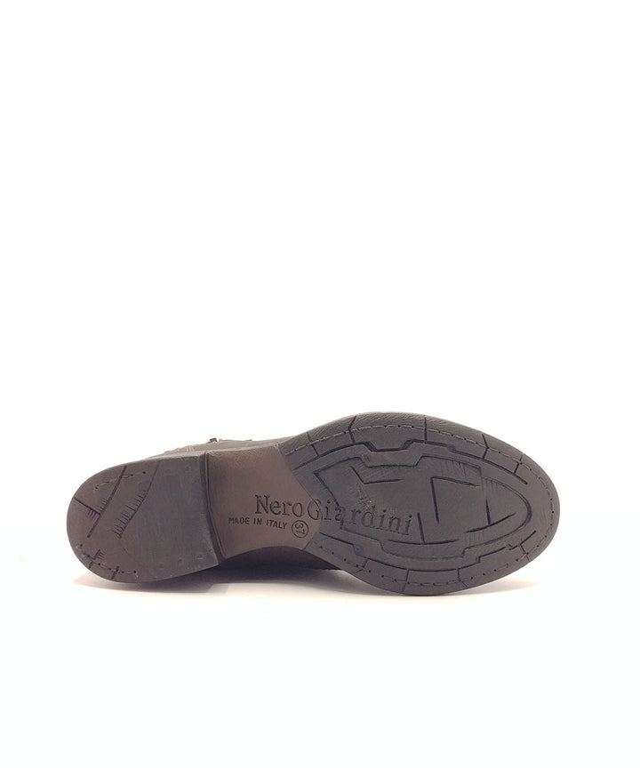 stivaletto nero giardini 16000-300 testa di moro