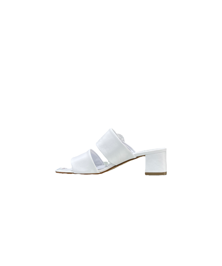 sandalo ciabatta donna pelle anastasio art.1614 bianco