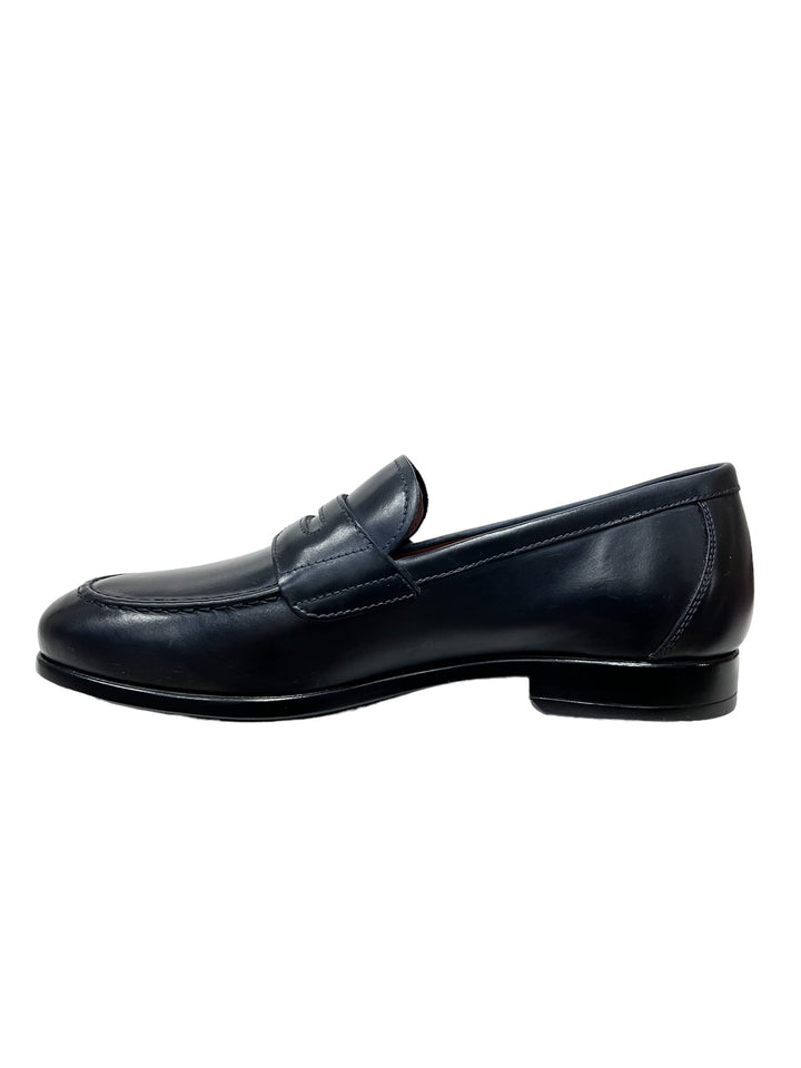 mocassini uomo pelle nero giardini art.e400162u200 blu
