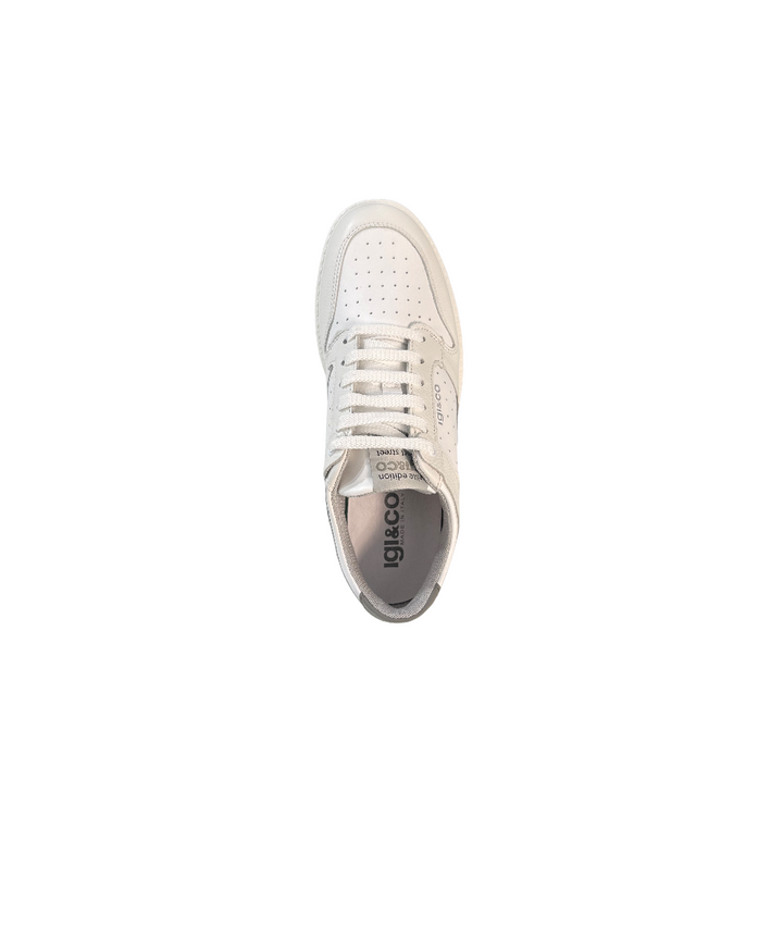 sneakers uomo pelle igi&co art.1623666 bianco