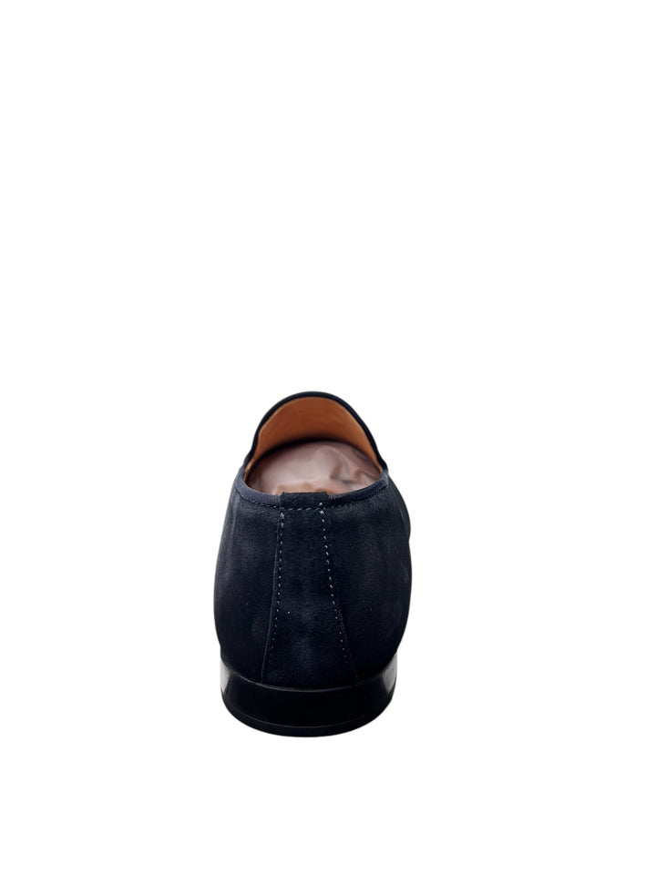 mocassini uomo pelle  exton art.164 blu