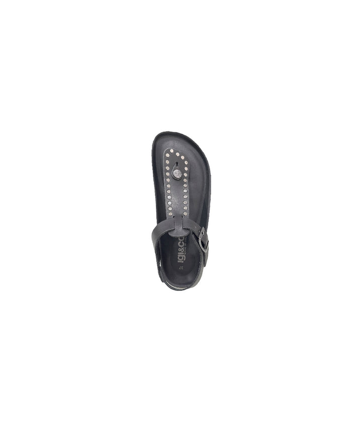 sandali infradito donna pelle igi&co art.1694300 nero