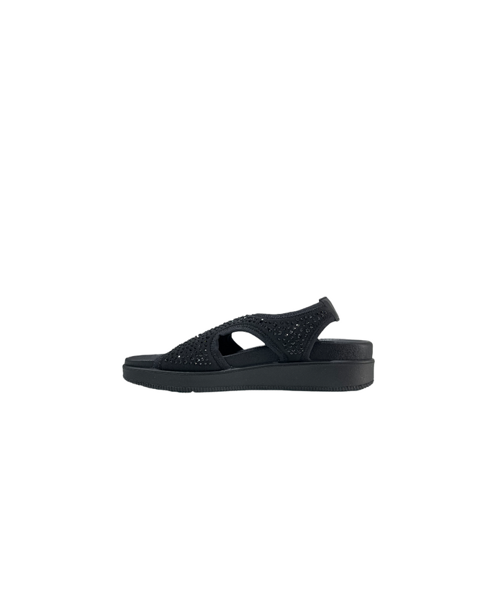 sandali donna pelle enval soft art. 1776700 nero