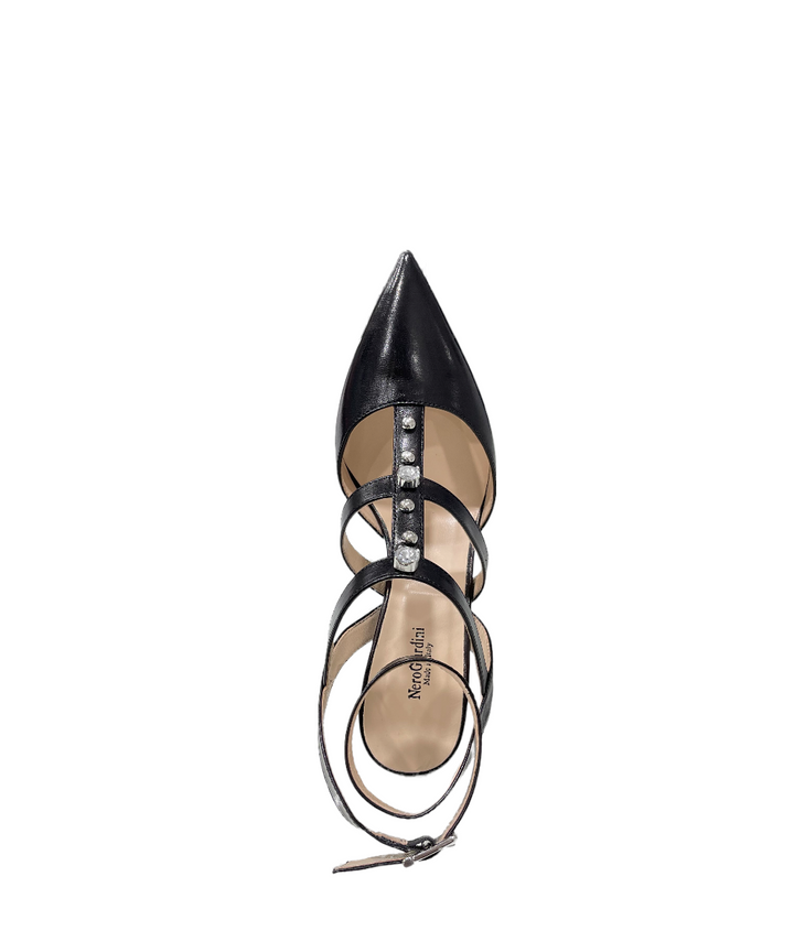 slingback donna pelle nero giardini art. e218333de100 nero