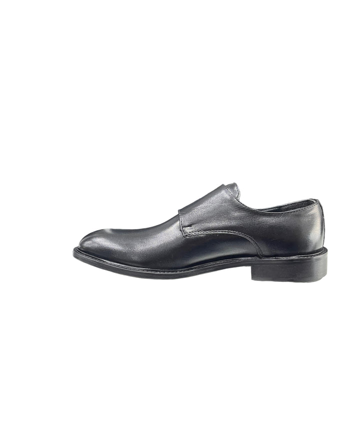 mocassini monkstrap uomo pelle antony sander art. 18340 nero