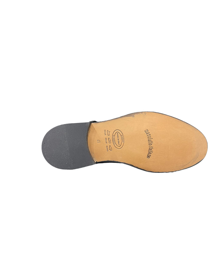 mocassini monkstrap uomo pelle antony sander art. 18340 nero