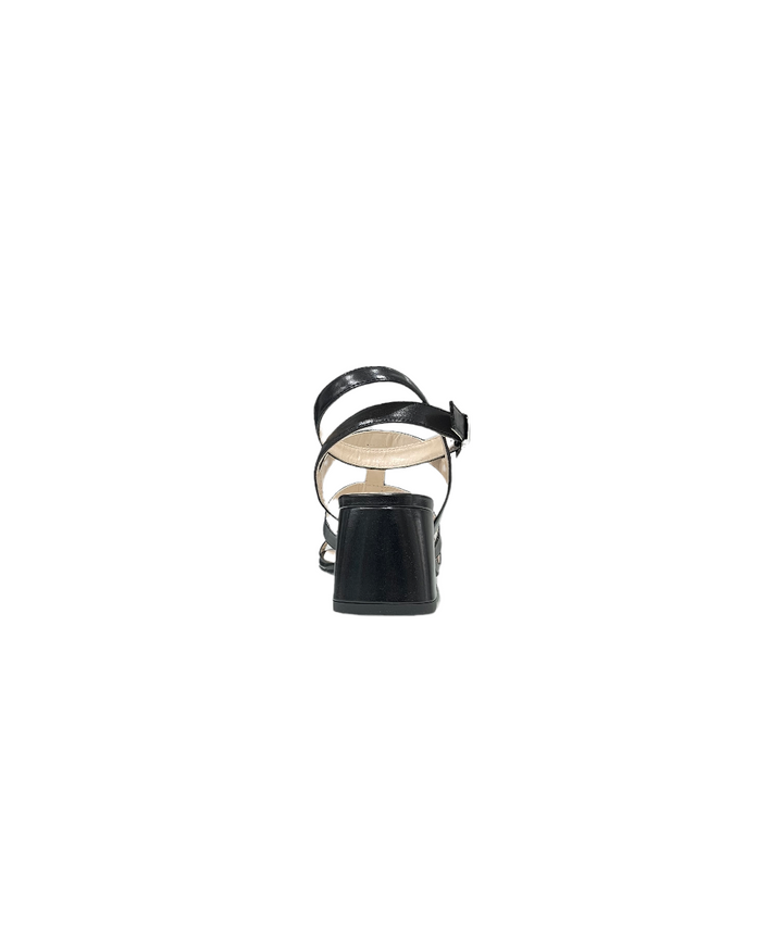 sandali eleganti donna pelle nero giardini art.e218441de100 nero