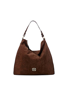 borsa a spalla da donna vegan xti art.18470902 marron