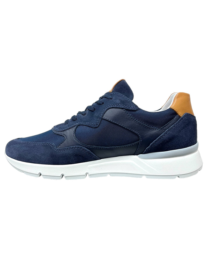 sneakers uomo pelle nero giardini art.e400191u212 indaco