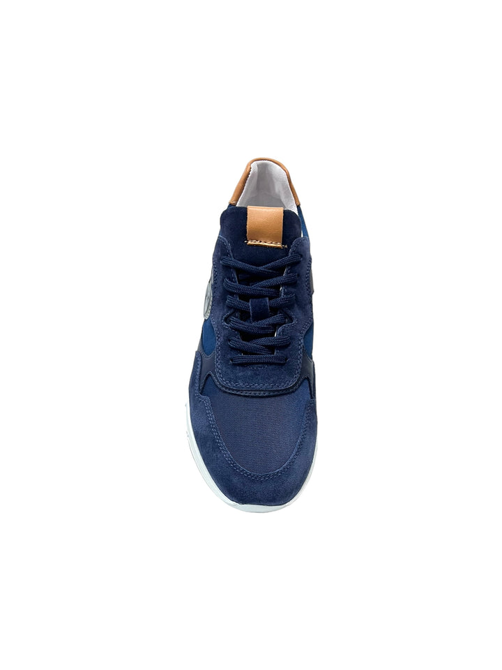 sneakers uomo pelle nero giardini art.e400191u212 indaco