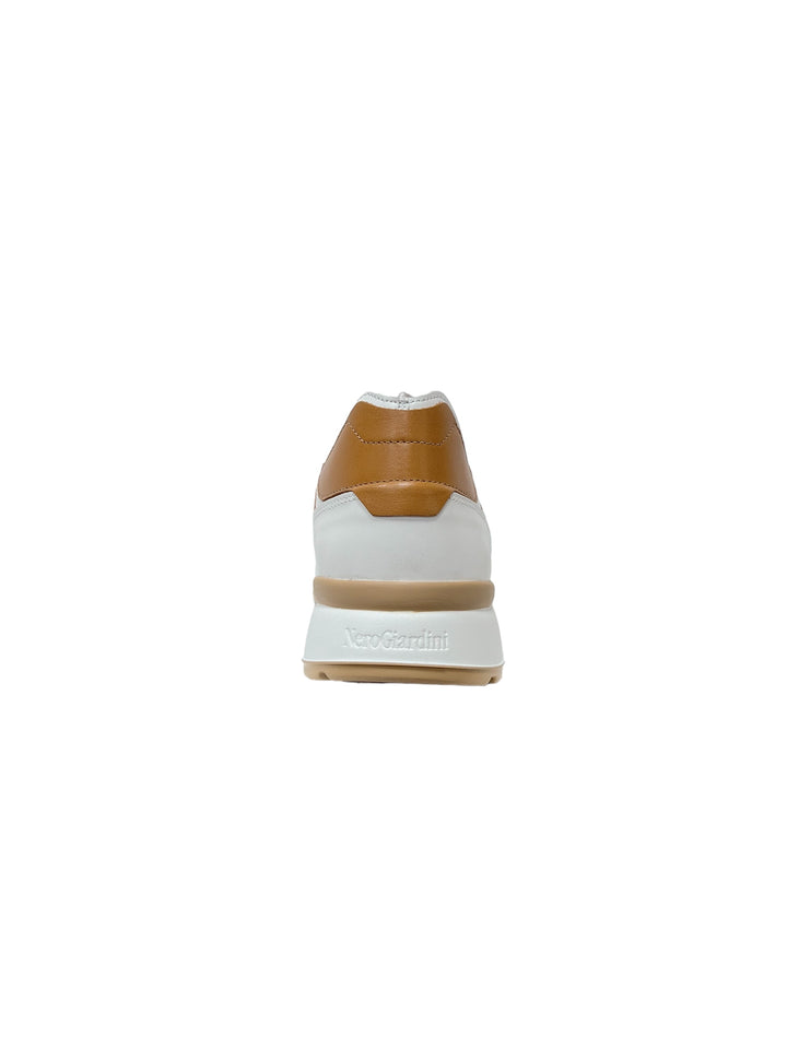 sneakers uomo pelle nero giardini art.e400192u707 bianco