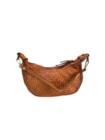 MY JOLI borsa donna pelle intrecciata cuoio