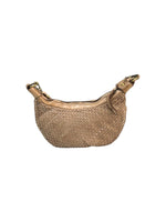 MY JOLI borsa donna pelle intrecciata taupe