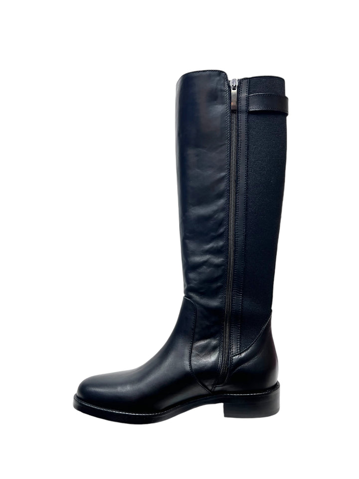 stivali elasticizzati donna pelle gianni crasto art.2086 nero