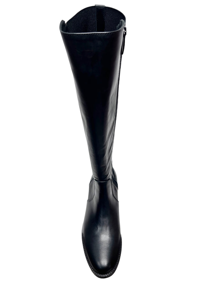 stivali elasticizzati donna pelle gianni crasto art.2086 nero