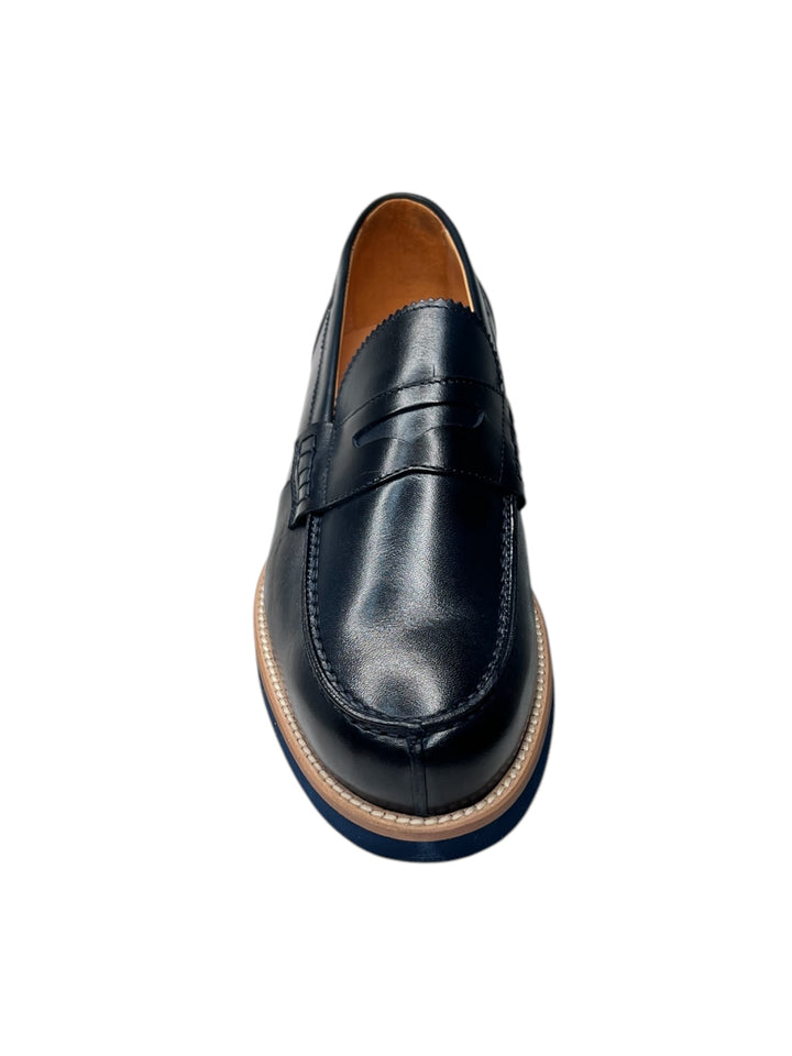 mocassini uomo pelle exton art.2102 marin