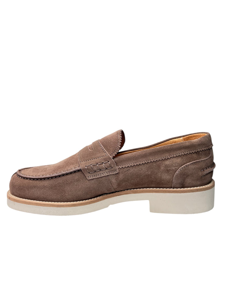 mocassini uomo pelle exton art.2102 taupe