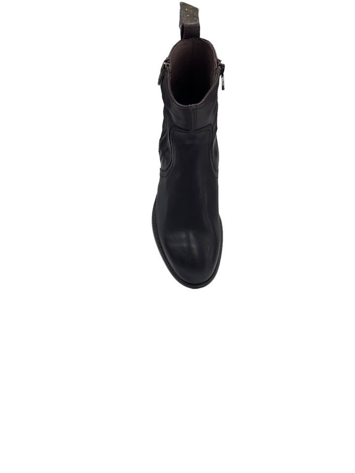 stivaletti uomo pelle nero giardini art. i102132u355 ebony