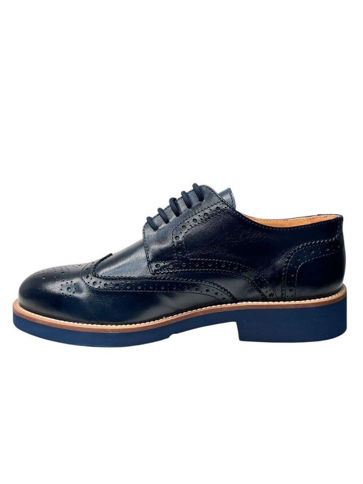 stringate uomo pelle  exton art.2197 marin