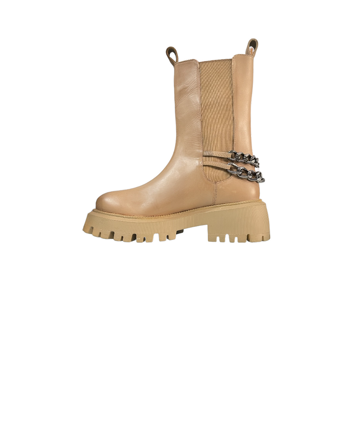 stivaletto donna pelle pregunta art.2224007-001 tortora
